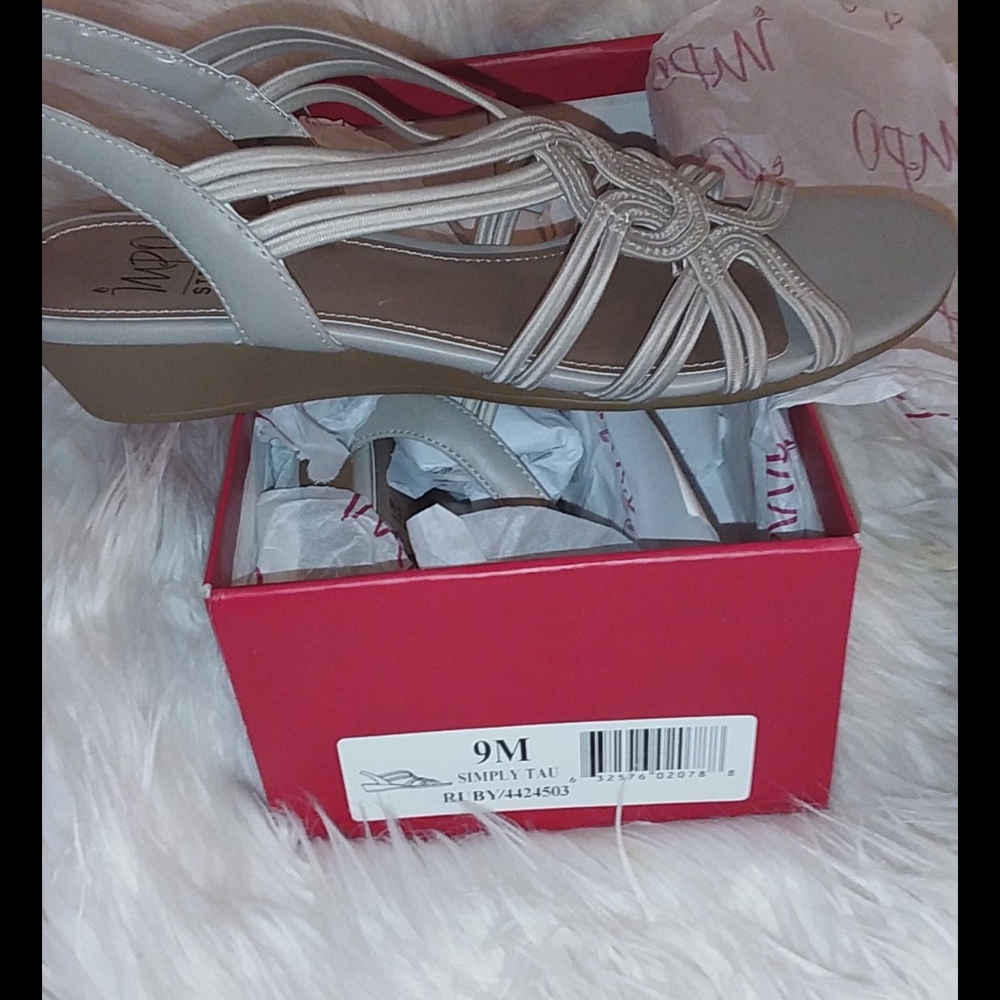 Taupe sandals